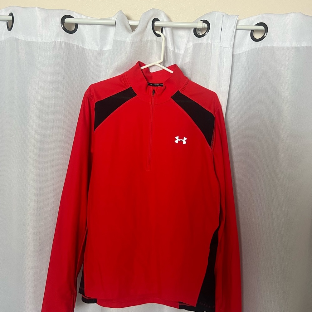 Under Armour Bold Red Athletic Pullover